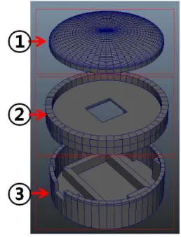 Fig.  7.  Arduino  Uno  board  and  designed  button  board  Front  and  Back