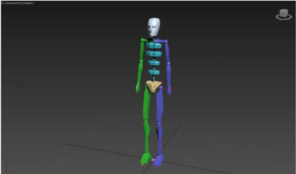 Fig.  3.  The  character  modeling  in  progress