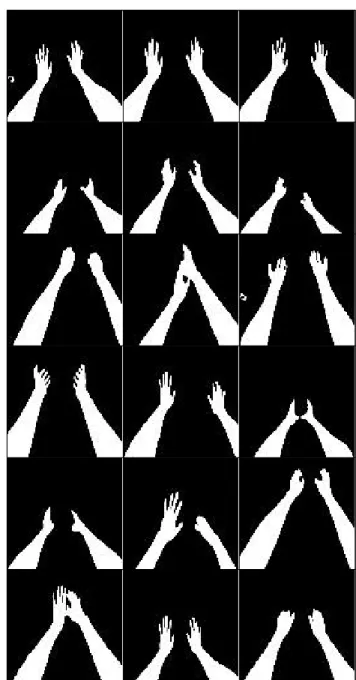 Fig. 4. The part of ground truth of our arm dataset
