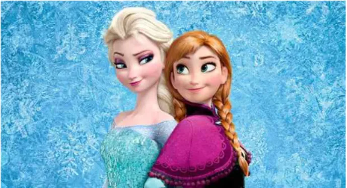 그림  2.  <겨울왕국>의  엘사와  안나 Fig.  2.  Elsa  and  Anna  in  Frozen