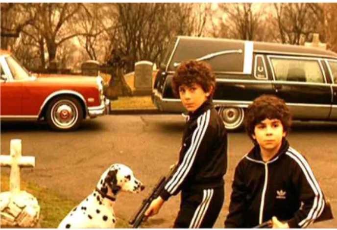 Fig.  1.  Black  training  suit  shown  in  <Royal  Tennenbaum>