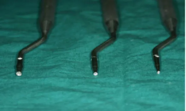 Fig. 1. Ostetomes used exclusively for Endopore Ⓡ implant