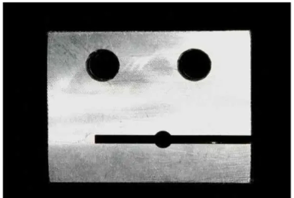 Fig. 5. Loading to abutment-fixture. 하중 5회 가한 그룹, 하중 5군은 침하량의 변화 가 없을때까지 20kg하중을 수회 적용한 그룹으 로 각각 나누었다