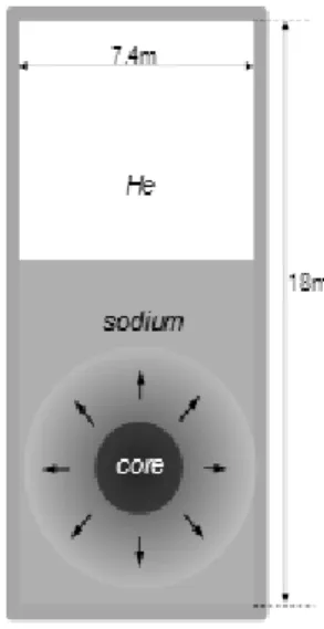Fig. 1 Core bubble in reactor vessel