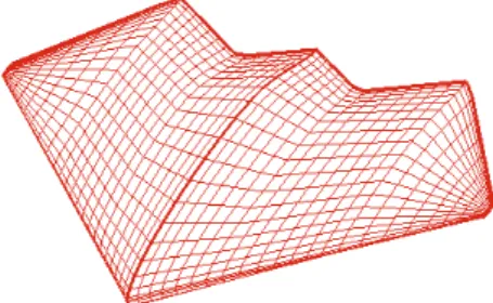 Fig. 5 Generated Panels on the UCAV Surfaces