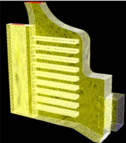 Fig. 2 Domain with generated mesh