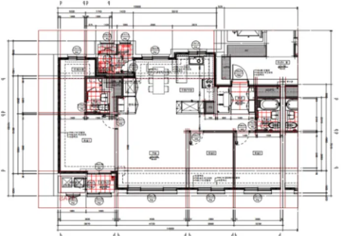 Fig. 2. Structure of apartment unit(84 ㎡-balcony expansion type)