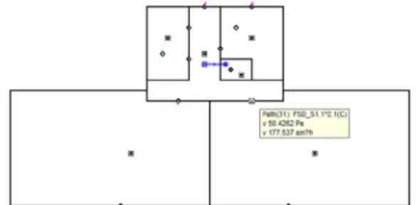 Fig. 9. Differential pressure simulation results(21F)