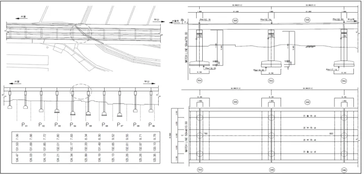 Fig. 7. Longitudinal plan view
