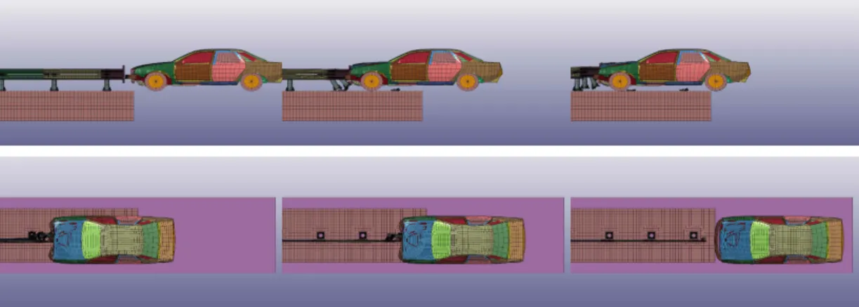 Fig 5. front crash test computer simulation