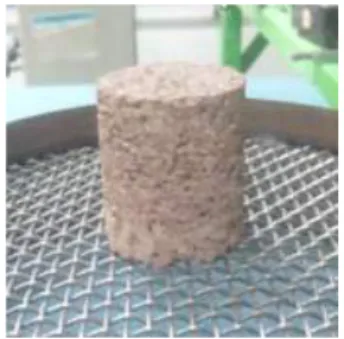 Fig. 1. Pervious concrete sample