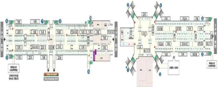Fig. 2 Underground shopping complex of ○○Station