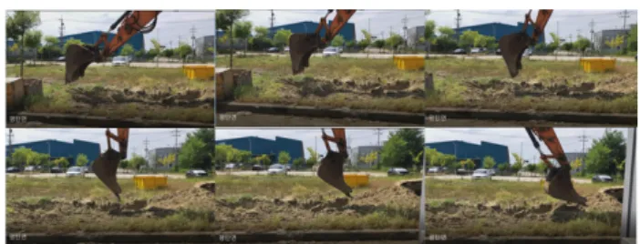 Fig.  16  Evaluation  Positions  of  an  Excavator  End  point Table  2  Measurement  result  of  an  Excavator  End  Point