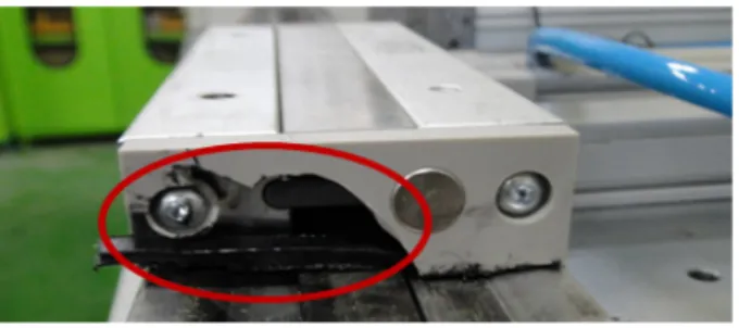 Fig.  5  Failure  of  dust  seal  band