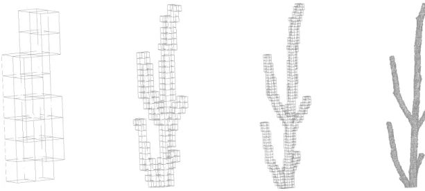 Table 3. Number of Cells, Volume, and Error by Voxel Size in Defoliated Vegetation