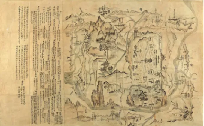 Fig. 3. Map of Gongju Mok ( 公州牧地圖 )