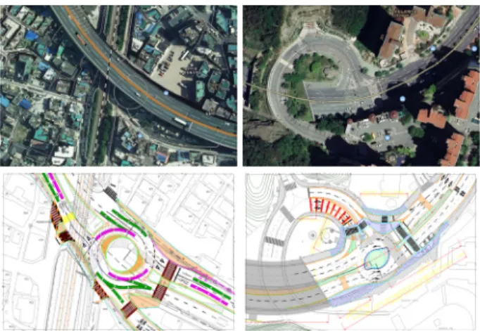 Fig. 5. An Example (3-Leg &amp; 4-Leg Intersection Site View)