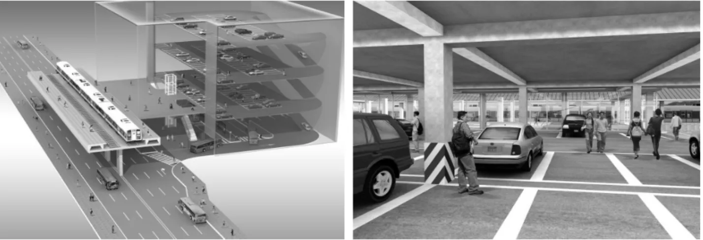 Fig. 2. The Example of Metropolitan Transfer Centers