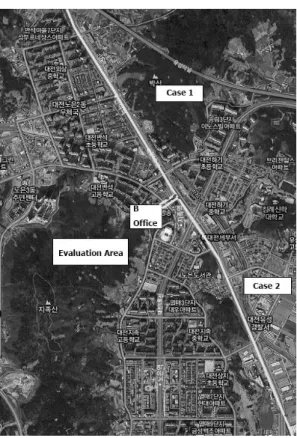 Fig. 9. Test Location for Case Studies