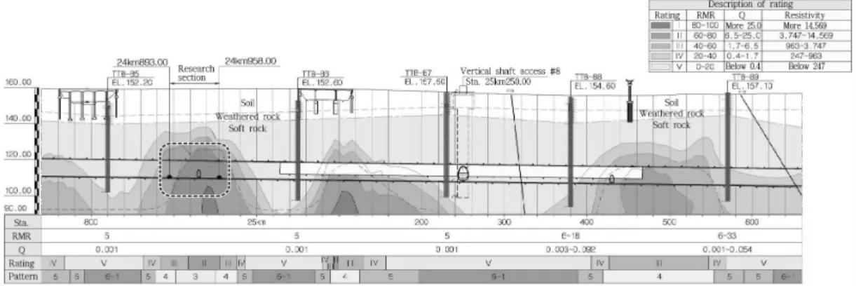 Fig. 2. Tunnel Reinforcement Pattern