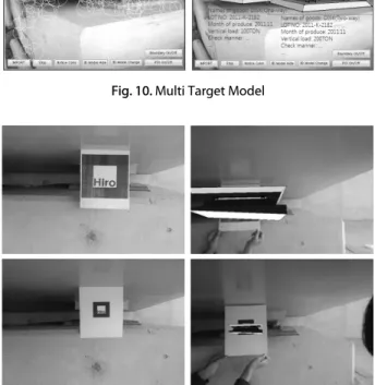 Fig. 9. Structure Tracking Through Interest Points and Augment 