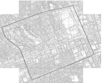 Fig. 3. Road Network (within Samsung Drainage Area)Fig. 1. Digital Map (within Samsung Drainage Area)