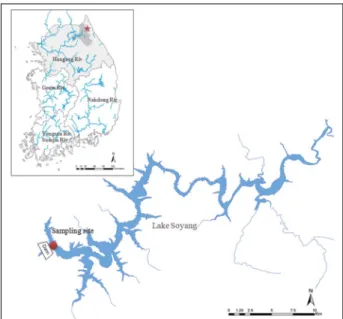 Fig. 1. Map showing the sampling site.