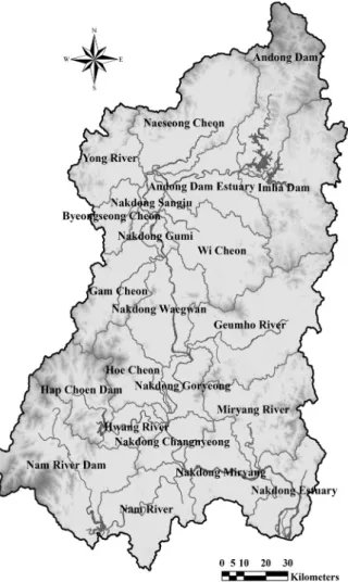 Table 1. Watershed Information in the Nakdong River Basin  During the Period Between 1966 and 2007