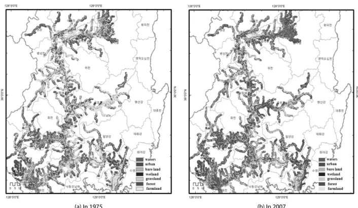 Fig. 2. Assessment Sites in Nakdong River Basins