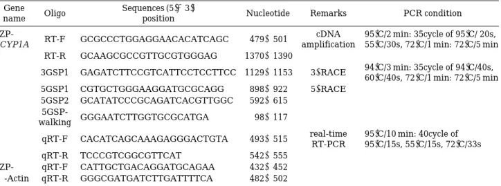 Table 1. Primer and PCR condition details. 