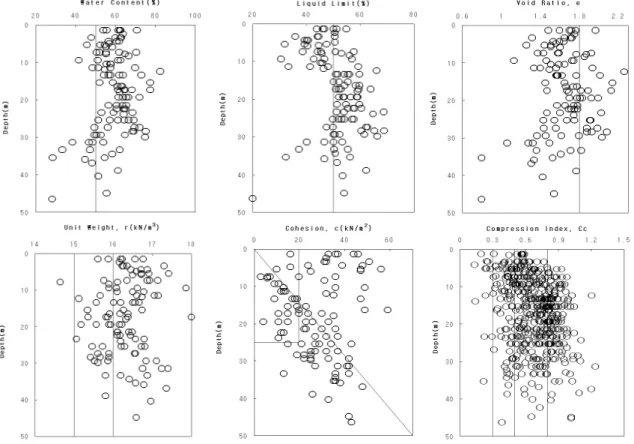 Fig. 4. Soil Test Results of Soft Clay