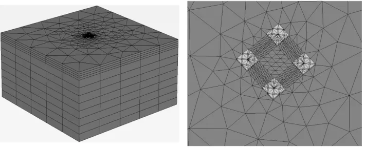 Fig. 4. Condition of mesh