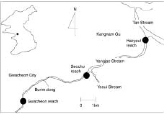 Fig. 1. Map of survey sites.