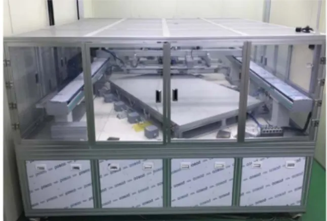 Fig. 1. Photograph of backsheet remover.