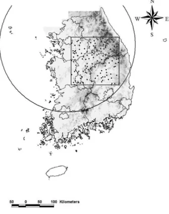 Fig. 3 Storm events considered in this study