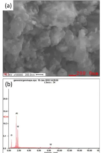 Fig. 4. Plot of B r  cos θ versus sinθ for W and Al 2 O 3  powder milled for 4h.