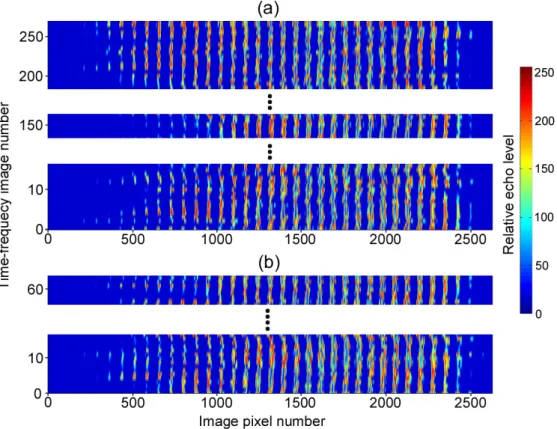 Fig. 3. (a) A reshaped image set of 256 train images for the supervised learning of ANN (Fig