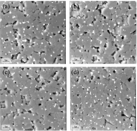Fig. 8. Flexural strength of reaction-bonded Al 2 O 3  ceramics after post-sintering at 1600 o C for 2hr.