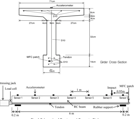 Fig. 4 Schematic of Prestressed Concrete Girder