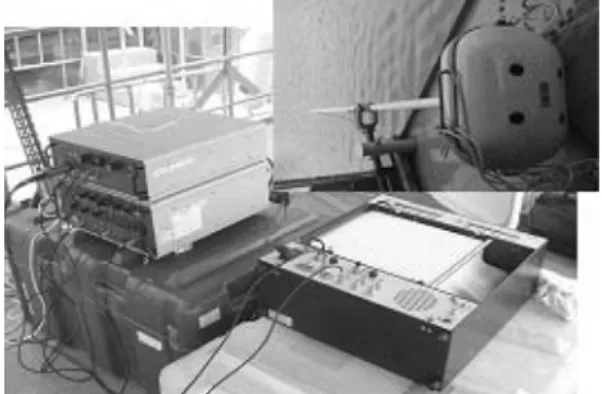 그림 8. 음향측심기(Control Unit &amp; Recorder + Transducer) 표 4. 천부지층탐사기 제원