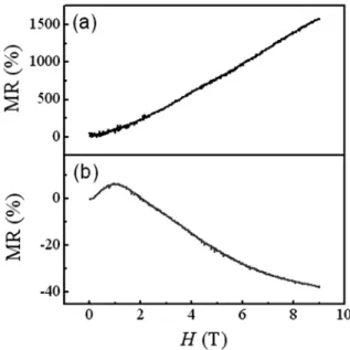 Fig. 1. Scanning electron microscopy (SEM) image of a four- four-terminal device based on an individual single-crystalline Bi nanowire.