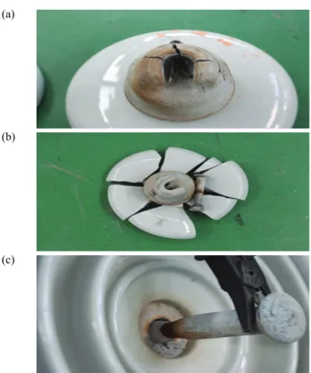 Fig. 4. Damage value of alumina component. (a)　Damage after  each test and (b) percentage of breakage.