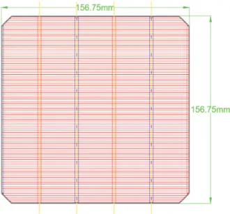 Fig. 1. Singled photovoltaic module structure.