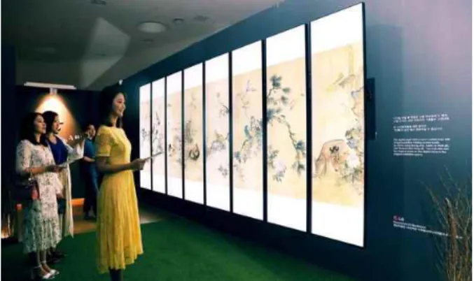 Fig.  1.  Digital  Signage  Art  Wall 
