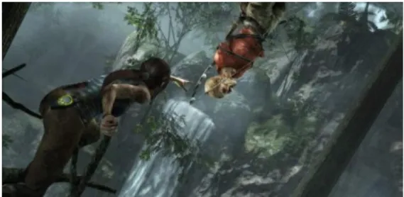 Fig.  5.  Screenshot  of  Tomb  Raider 2.3.4  창작형  장르 변형 및 창조를 통한 유저의 게임개입 행위가 중요하 다. 게임요소 및 플레이 패턴 변형, 게임 자체에 대한 변 형 및 창작 등의 행위와 이를 공유하는 커뮤니티 활동이  게임 몰입의 원동력이 된다