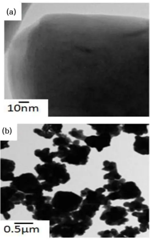 Fig.  4.  SEM  morphology  of  hydrothermally  prepared  BaTiO 3   powder  at  160℃  for  6  hrs.
