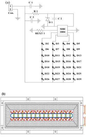 Fig. 6. Configuration of the prototype LED luminaire.
