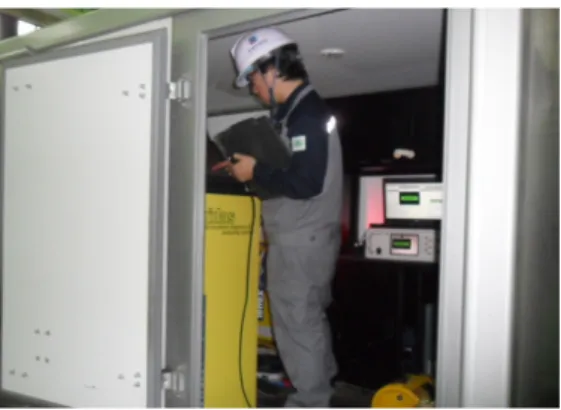 Fig.  3.  AC  high  voltage  test  equipments. 2.3  유전정접  시험 유전체에  교류전계를  인가하면  유전체  손실이  발생 하게  되는데,  절연물  내부에서  쌍극자가  교번전계에  의해  진동을  하며  발생하는  마찰열,  부분방전에  의한  손실,  방전  시  발생하는  빛에  의한  손실  등이  발생한 다