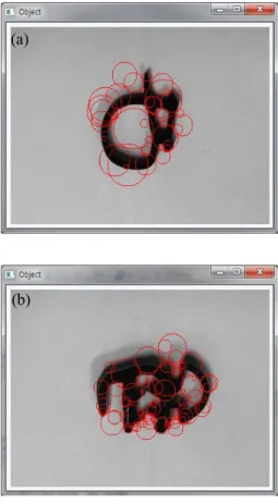 Fig.  4.  Result  of  image  features  using  SURF.