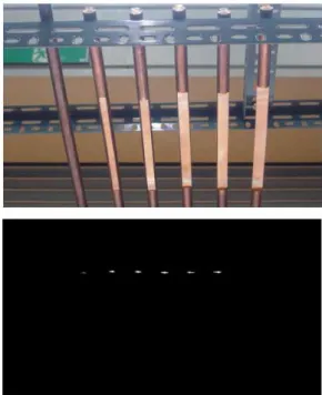 Fig. 1. Scheme of contact wire wear detection system.